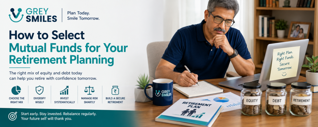 How to select Mutual Funds for your Retirement planning