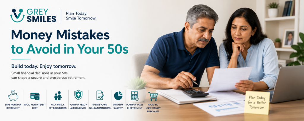 Money mistakes to avoid in 50s for a prosperous life