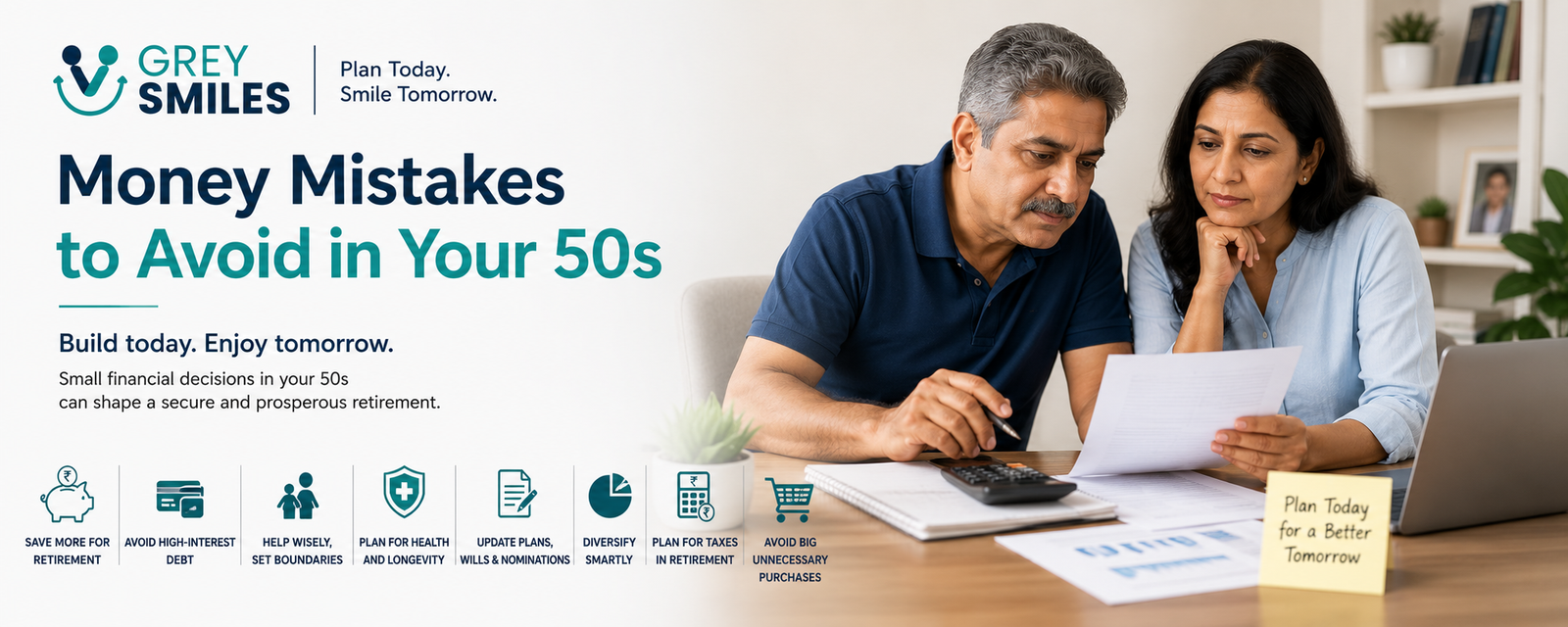 Money mistakes to avoid in your 50s for a secure retirement