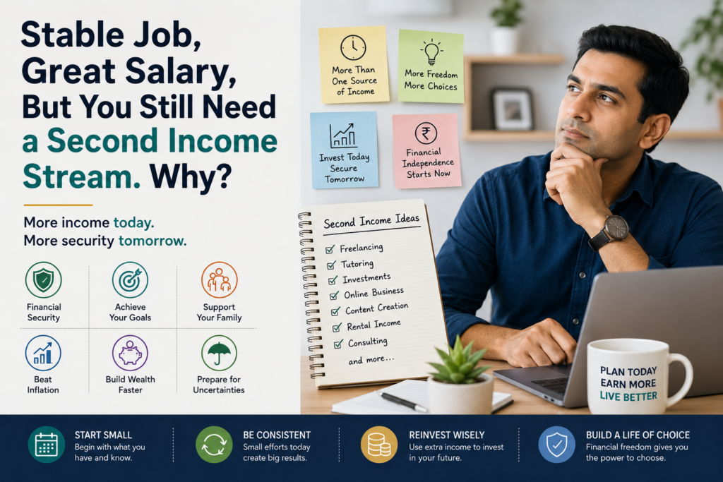 Stable Job, Great Salary, So Why Do You Still Need a Second Income Stream?