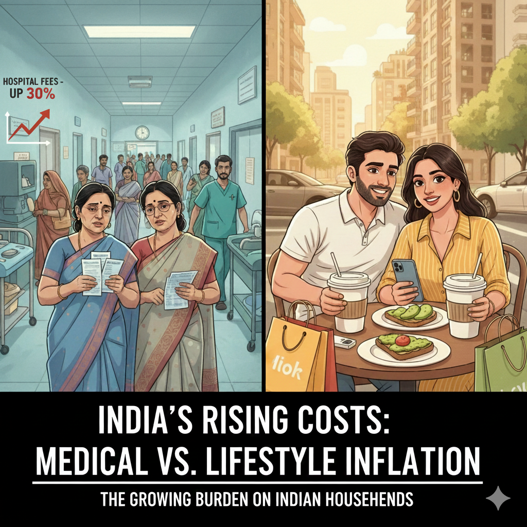 Medical Inflation Vs Lifestyle Inflation: Impact on households