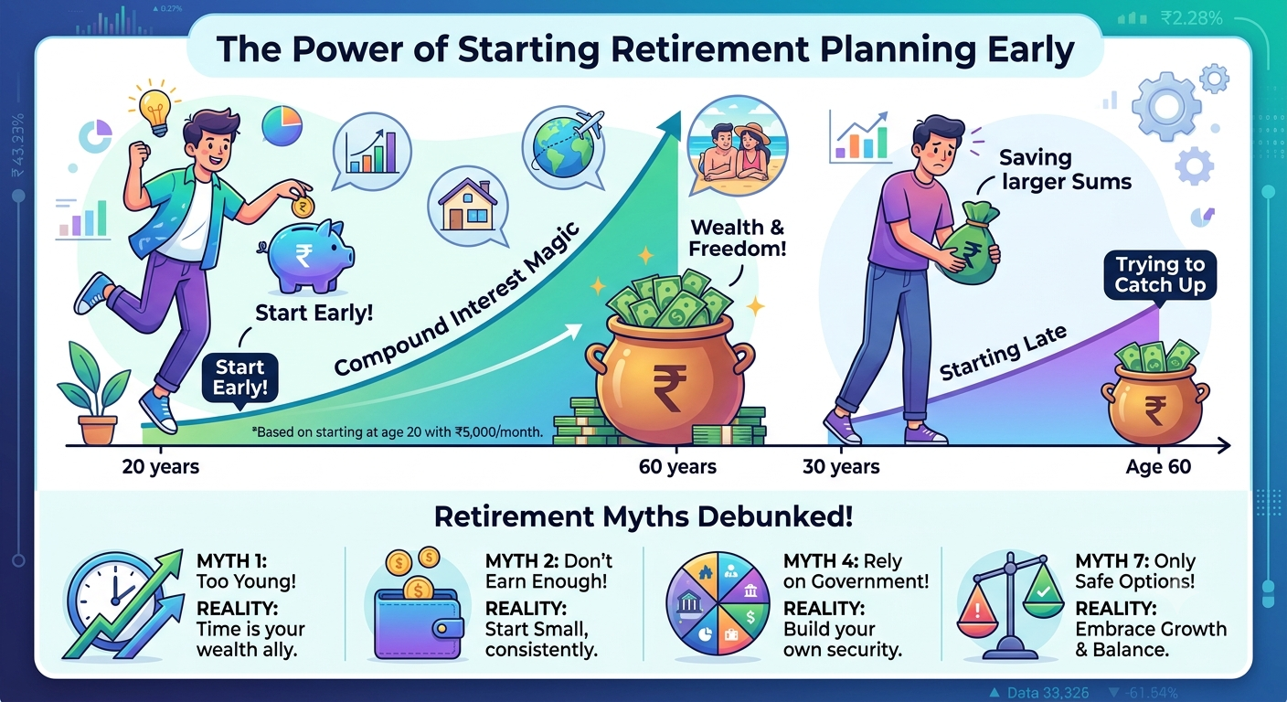 Retirement Planning Myths for Millennials and Gen Z in India