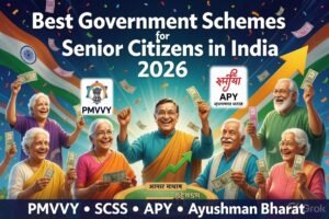 Best Government Schemes for Senior Citizens in India 2026 - PMVVY, SCSS, APY & Ayushman Bharat | GreySmiles