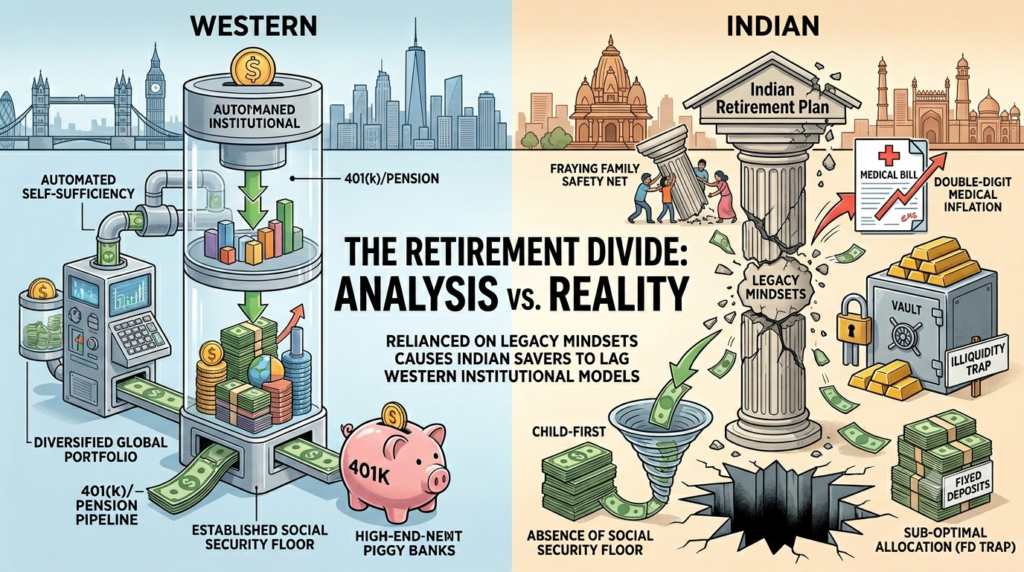 The Wealth Gap: Why Indian Retirement Planning Falls Behind the West