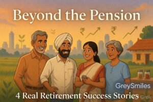 GreySmiles - Retirement transition stories India: Four diverse seniors enjoying successful second innings beyond pension