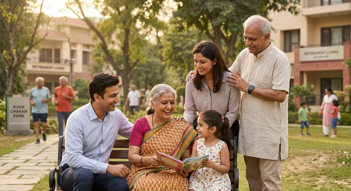 Independent Proximity Retirement Model: Relocating Near Adult Children While Preserving Independence