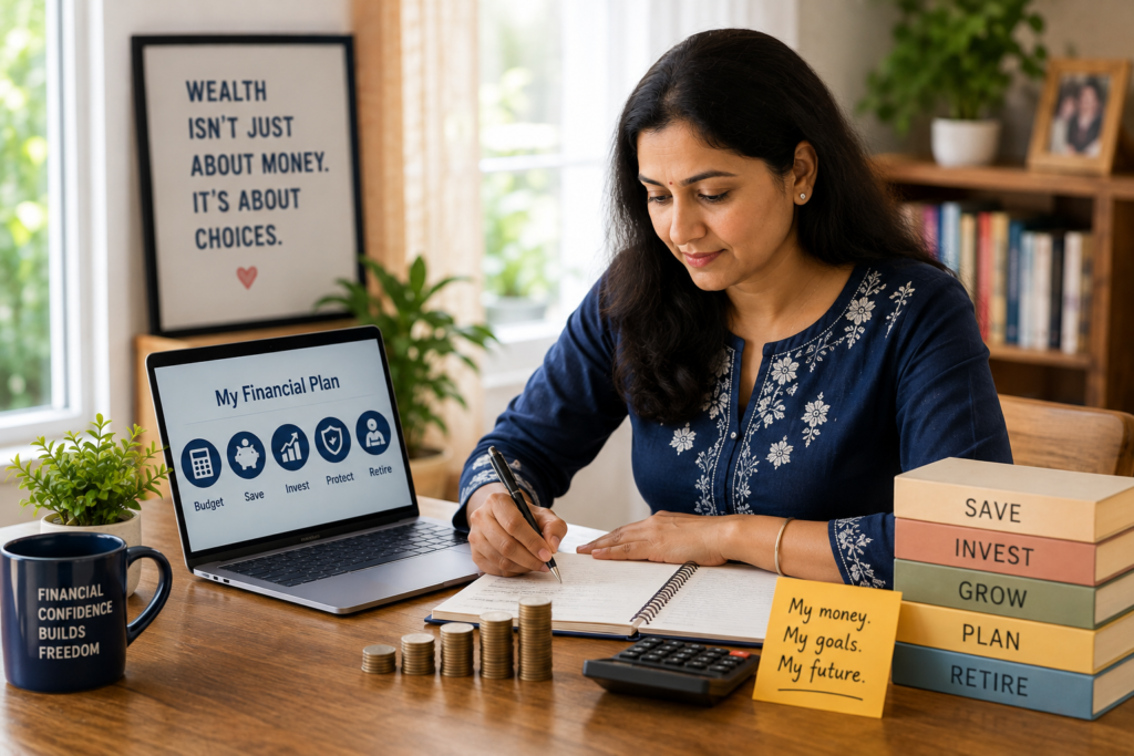 Indian women building wealth and financial independence