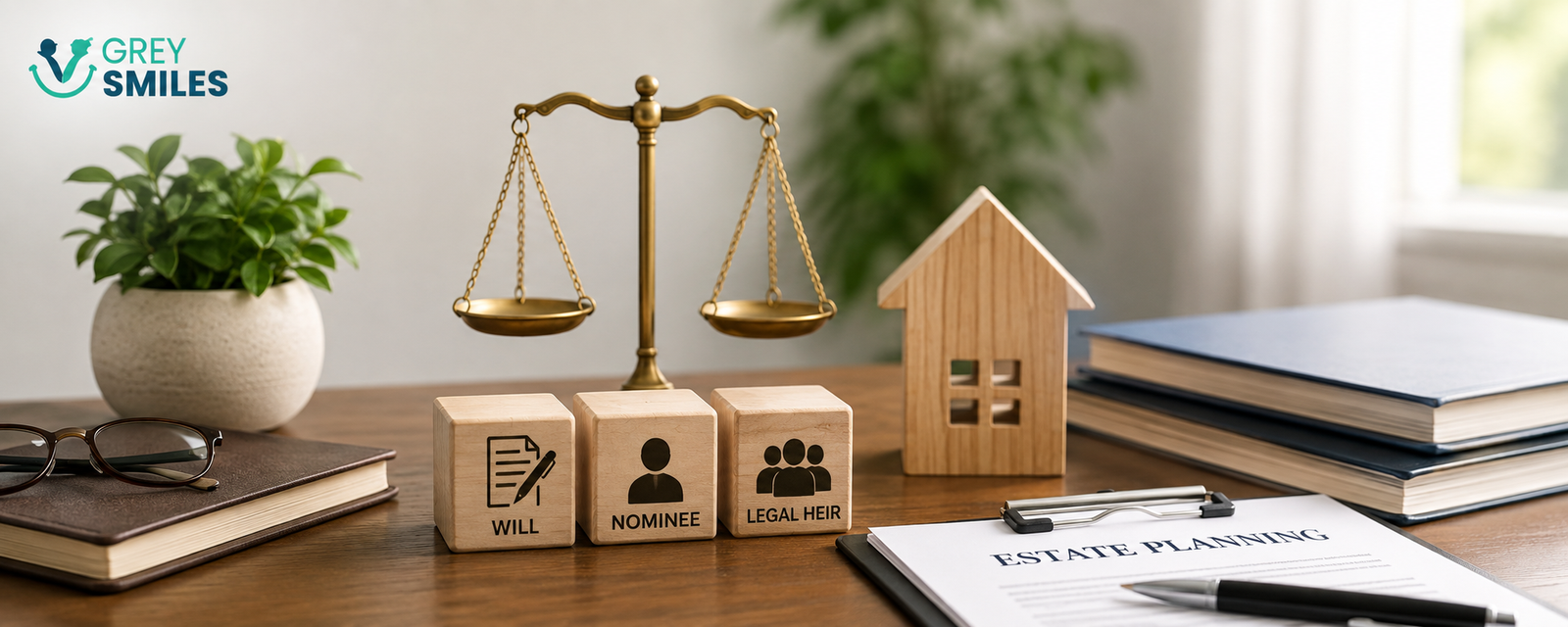 Estate planning with a Will, nominee and legal heir