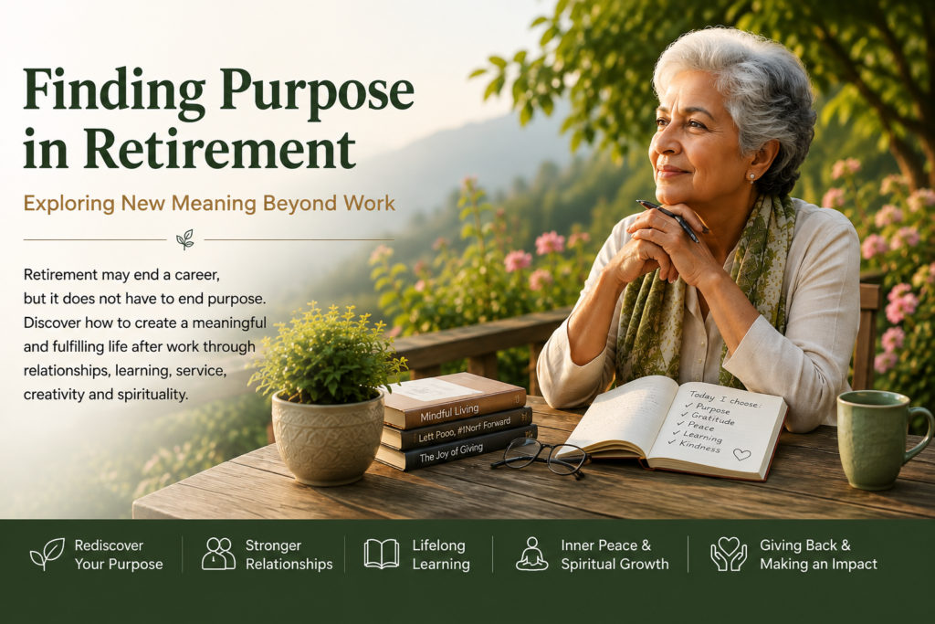 Finding purpose in retirement through meaningful activities and reflection