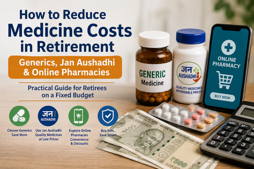 educe medicine costs in retirement with generics and Jan Aushadhi