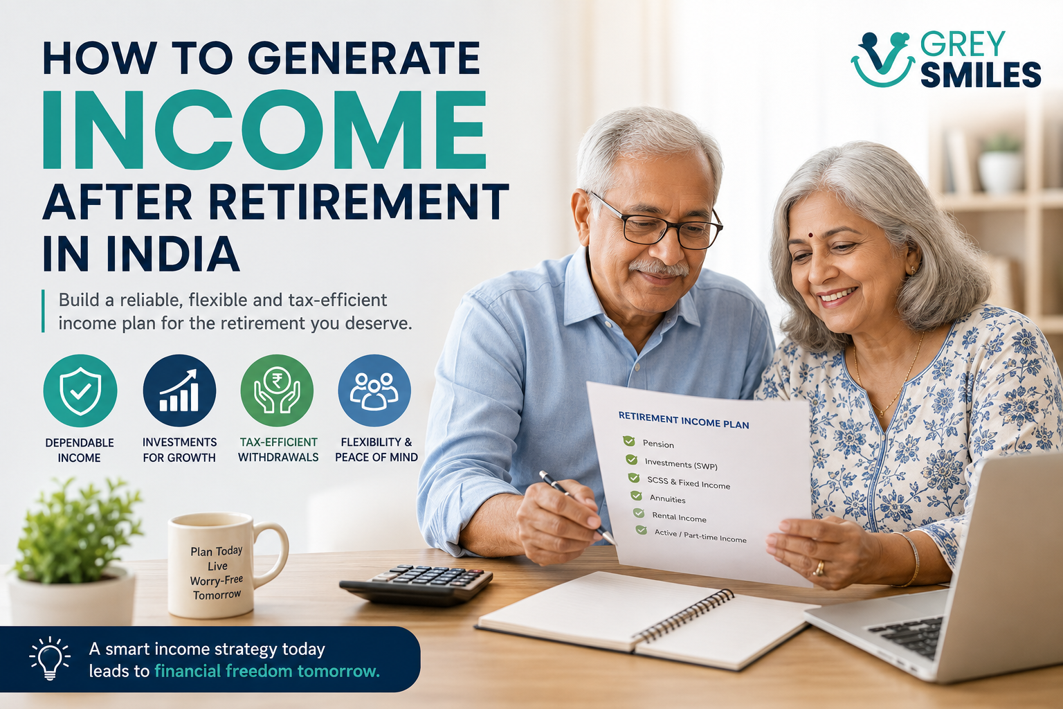 How to generate income after retirement in India