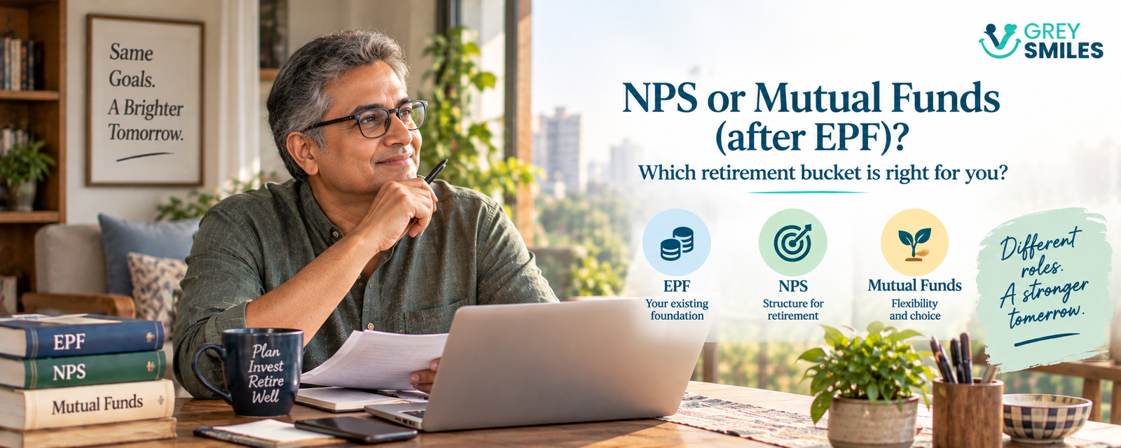 NPS vs mutual funds after EPF for retirement planning