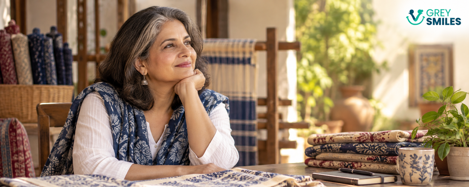 Woman reflecting on retirement, purpose and life after 50