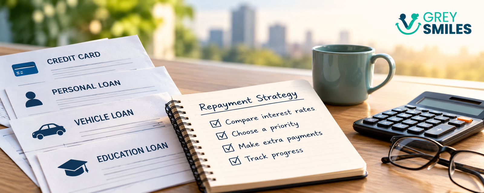 Debt repayment strategies for managing credit card, personal, vehicle and education loans